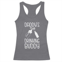 Daddy's Drinking Buddy Racerback Tank Top Funny Baby Shower Infants Outfit Newborn Gift