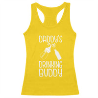Daddy's Drinking Buddy Racerback Tank Top Funny Baby Shower Infants Outfit Newborn Gift