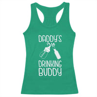 Daddy's Drinking Buddy Racerback Tank Top Funny Baby Shower Infants Outfit Newborn Gift