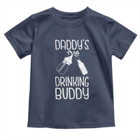 Daddy's Drinking Buddy Toddler T Shirt Funny Baby Shower Infants Outfit Newborn Gift