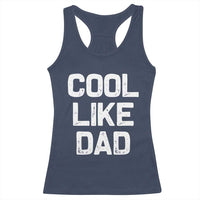 Cool Like Dad Racerback Tank Top Funny Newborn Gift  Baby Shower