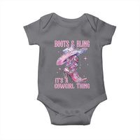 Boots and Bling Its A Cowgirl Thing Baby Onesie