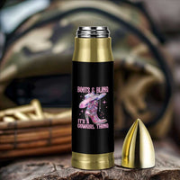 Boots and Bling Its A Cowgirl Thing Bullet Tumbler
