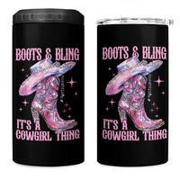 Boots and Bling Its A Cowgirl Thing 4 in 1 Can Cooler Tumbler