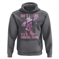 Boots and Bling Its A Cowgirl Thing Hoodie
