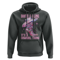 Boots and Bling Its A Cowgirl Thing Hoodie