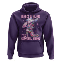 Boots and Bling Its A Cowgirl Thing Hoodie