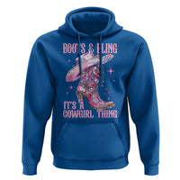 Boots and Bling Its A Cowgirl Thing Hoodie