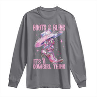Boots and Bling Its A Cowgirl Thing Long Sleeve Shirt