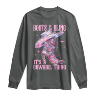 Boots and Bling Its A Cowgirl Thing Long Sleeve Shirt