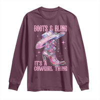 Boots and Bling Its A Cowgirl Thing Long Sleeve Shirt