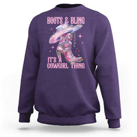 Boots and Bling Its A Cowgirl Thing Sweatshirt