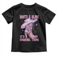 Boots and Bling Its A Cowgirl Thing Toddler T Shirt