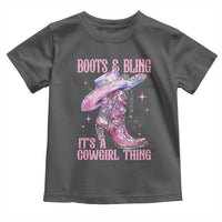 Boots and Bling Its A Cowgirl Thing Toddler T Shirt