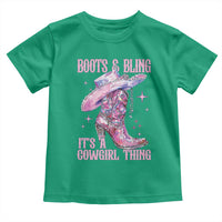 Boots and Bling Its A Cowgirl Thing Toddler T Shirt