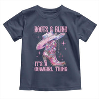 Boots and Bling Its A Cowgirl Thing Toddler T Shirt