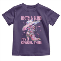 Boots and Bling Its A Cowgirl Thing Toddler T Shirt