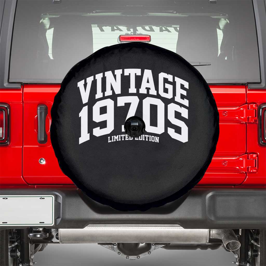 Vintage 1970s Limited Edition Spare Tire Cover Vintage Varsity Funny Cool 1970 Theme