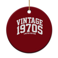 Vintage 1970s Limited Edition Ceramic Ornament Vintage Varsity Funny Cool 1970 Theme