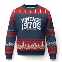 Vintage 1970s Limited Edition Ugly Christmas Sweater Vintage Varsity Funny Cool 1970 Theme