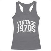 Vintage 1970s Limited Edition Racerback Tank Top Vintage Varsity Funny Cool 1970 Theme