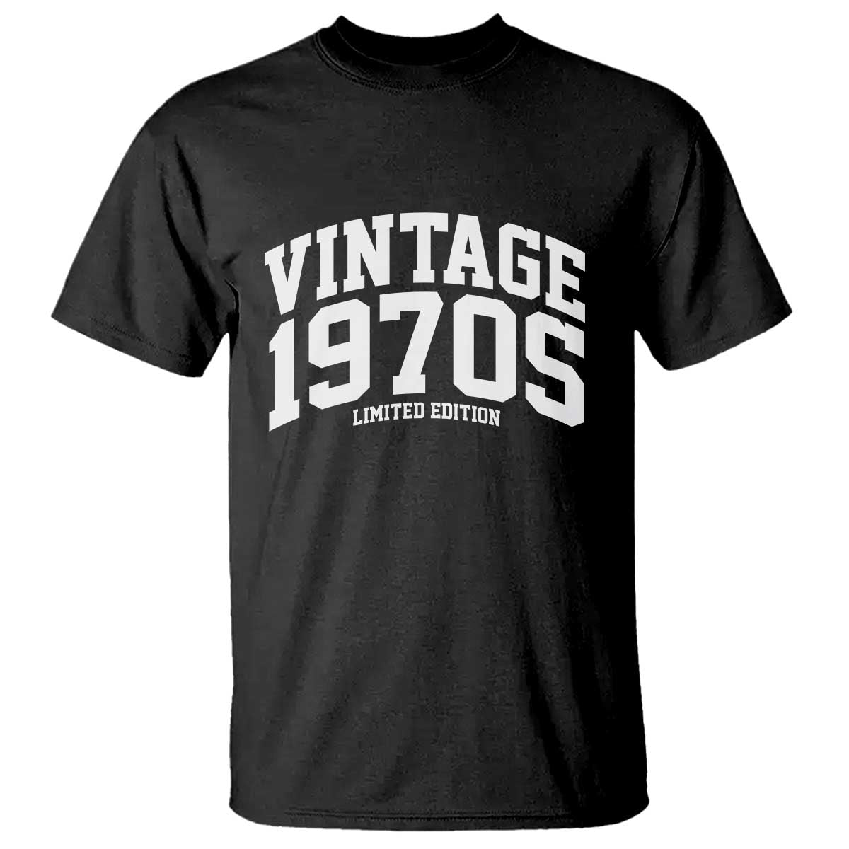 Vintage 1970s Limited Edition T Shirt Vintage Varsity Funny Cool 1970 Theme