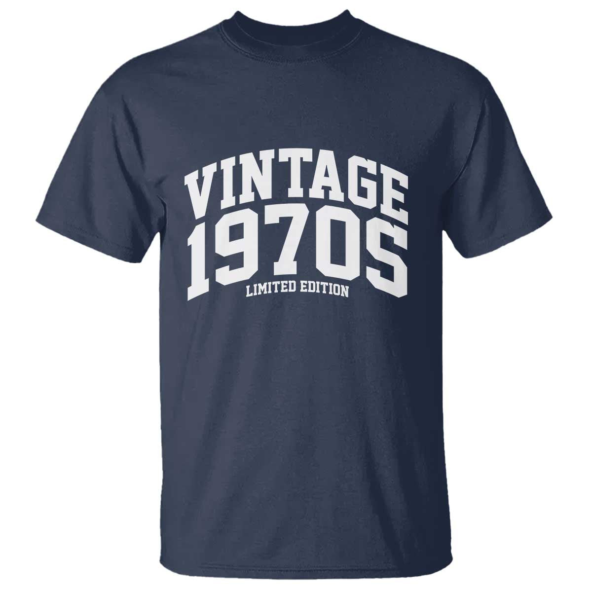 Vintage 1970s Limited Edition T Shirt Vintage Varsity Funny Cool 1970 Theme