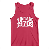 Vintage 1970s Limited Edition Tank Top Vintage Varsity Funny Cool 1970 Theme