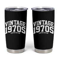 Vintage 1970s Limited Edition Tumbler Cup Vintage Varsity Funny Cool 1970 Theme