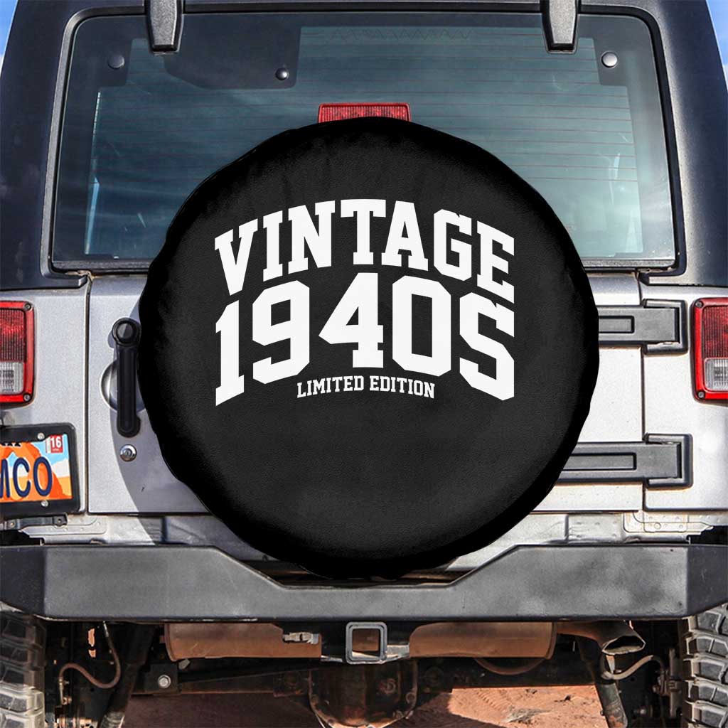 Vintage 1940s Limited Edition Spare Tire Cover Vintage Varsity Funny Cool 1940 Theme