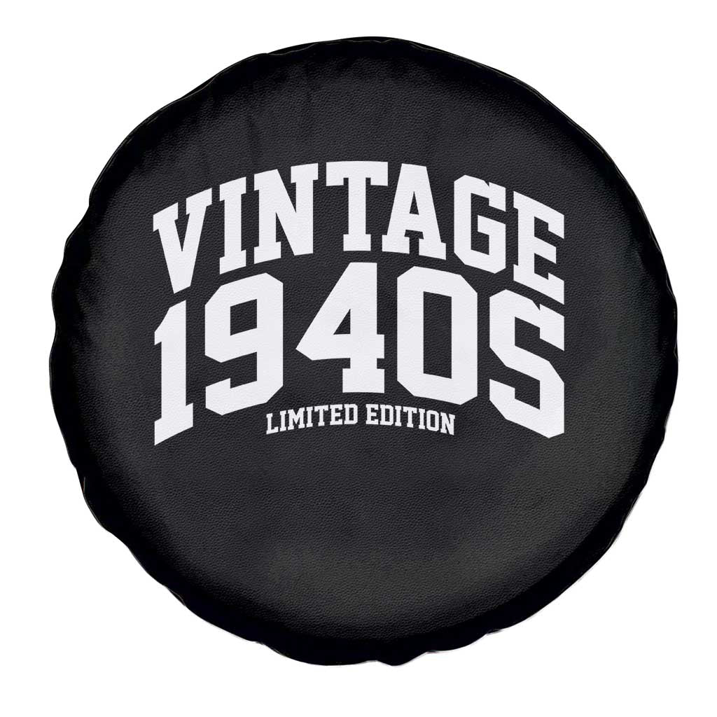 Vintage 1940s Limited Edition Spare Tire Cover Vintage Varsity Funny Cool 1940 Theme