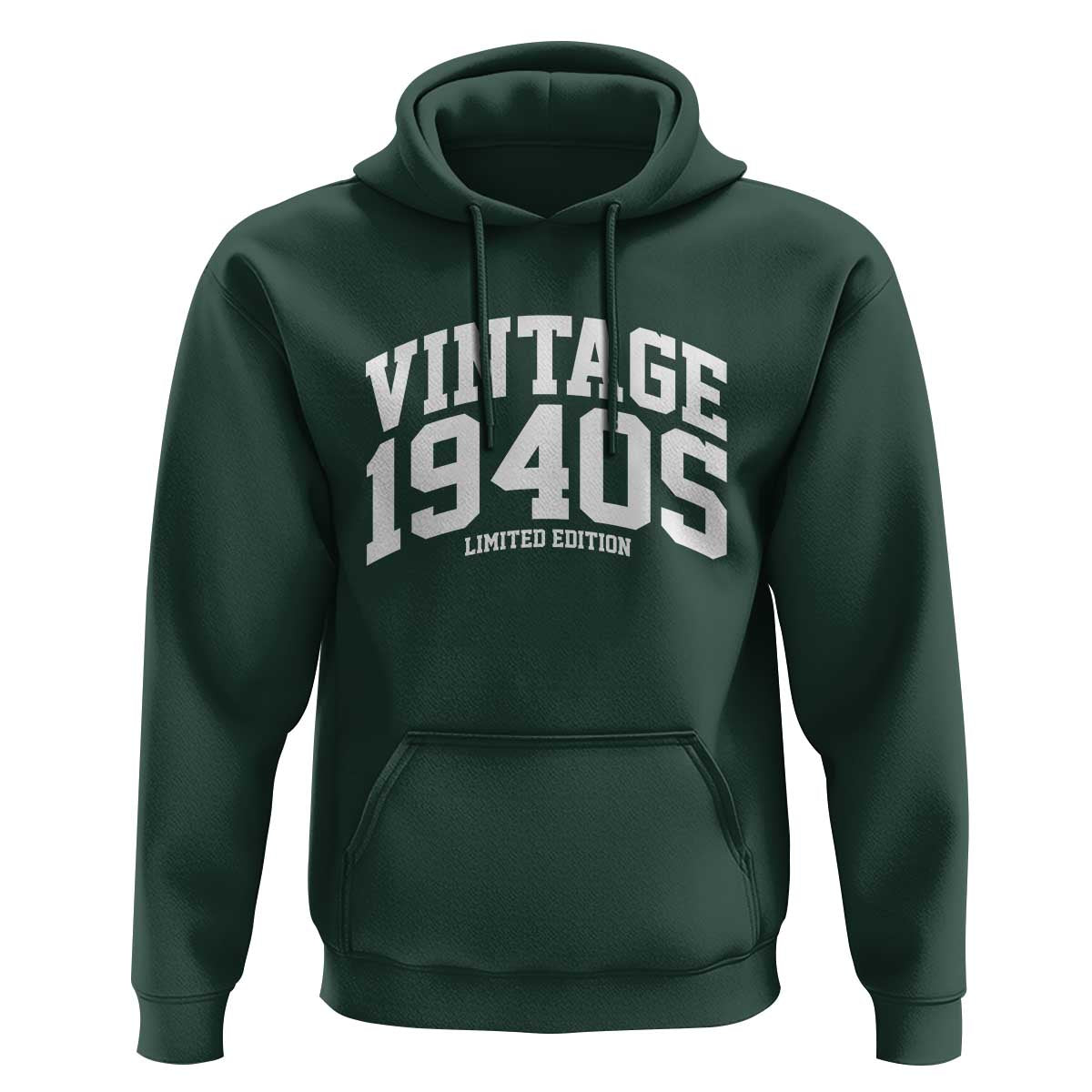 Vintage 1940s Limited Edition Hoodie Vintage Varsity Funny Cool 1940 Theme