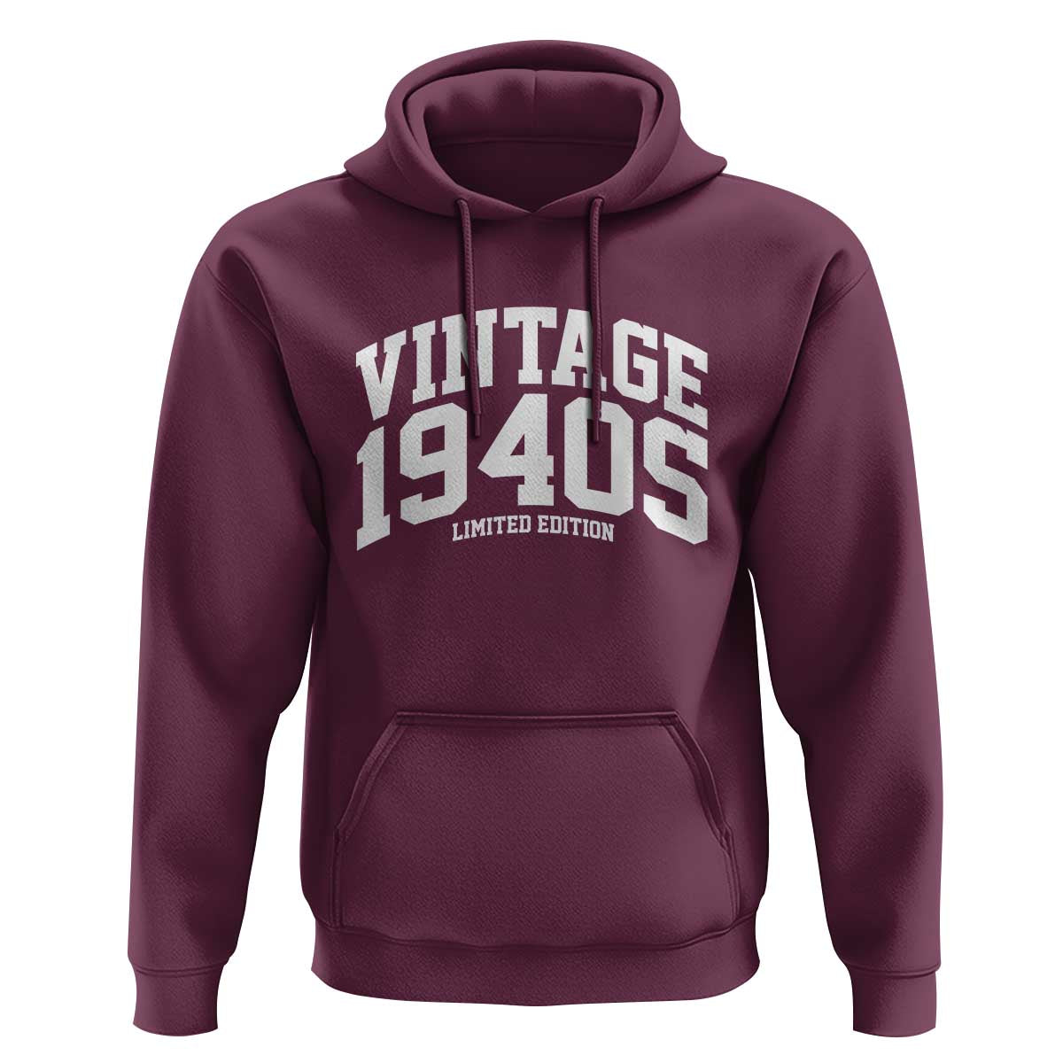 Vintage 1940s Limited Edition Hoodie Vintage Varsity Funny Cool 1940 Theme