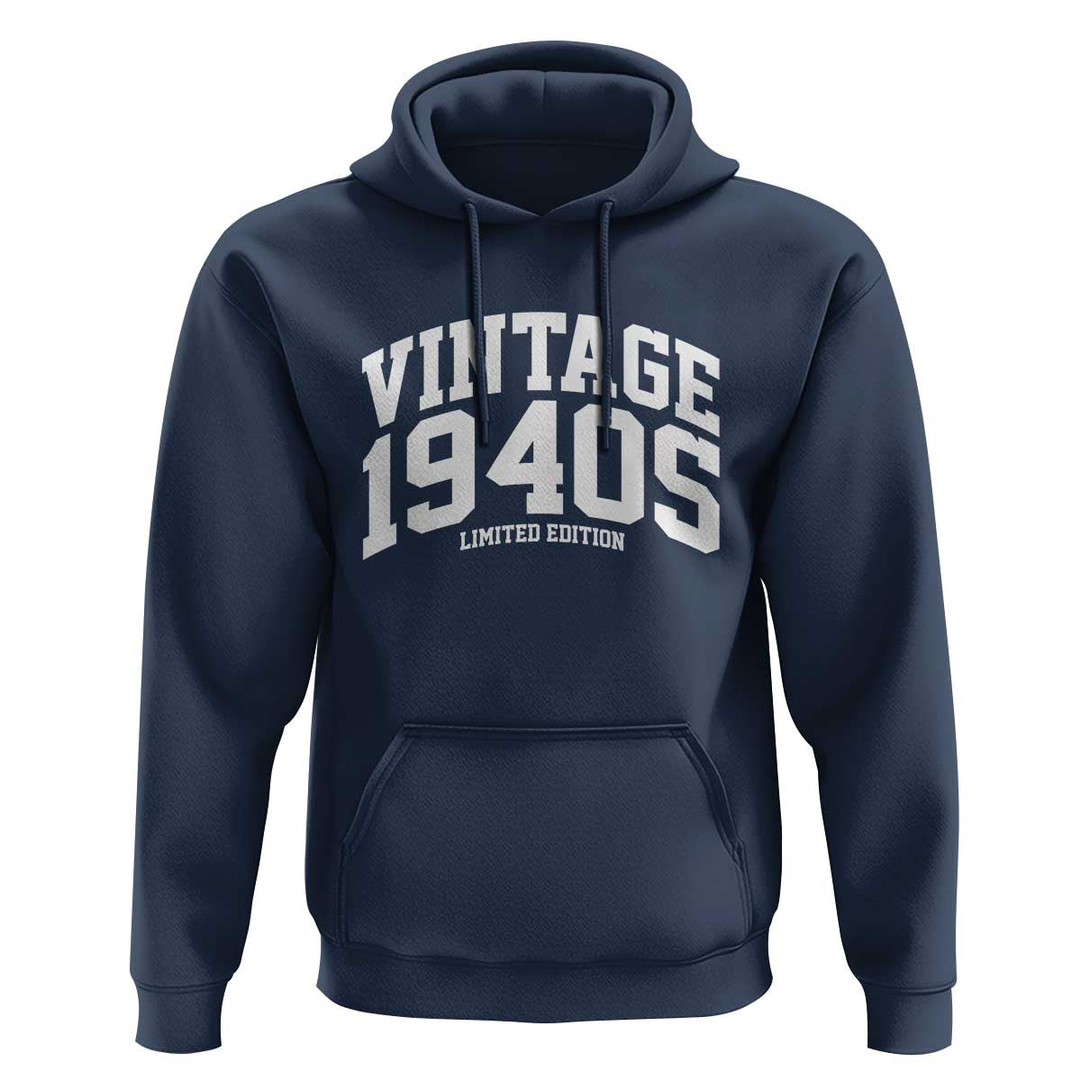 Vintage 1940s Limited Edition Hoodie Vintage Varsity Funny Cool 1940 Theme