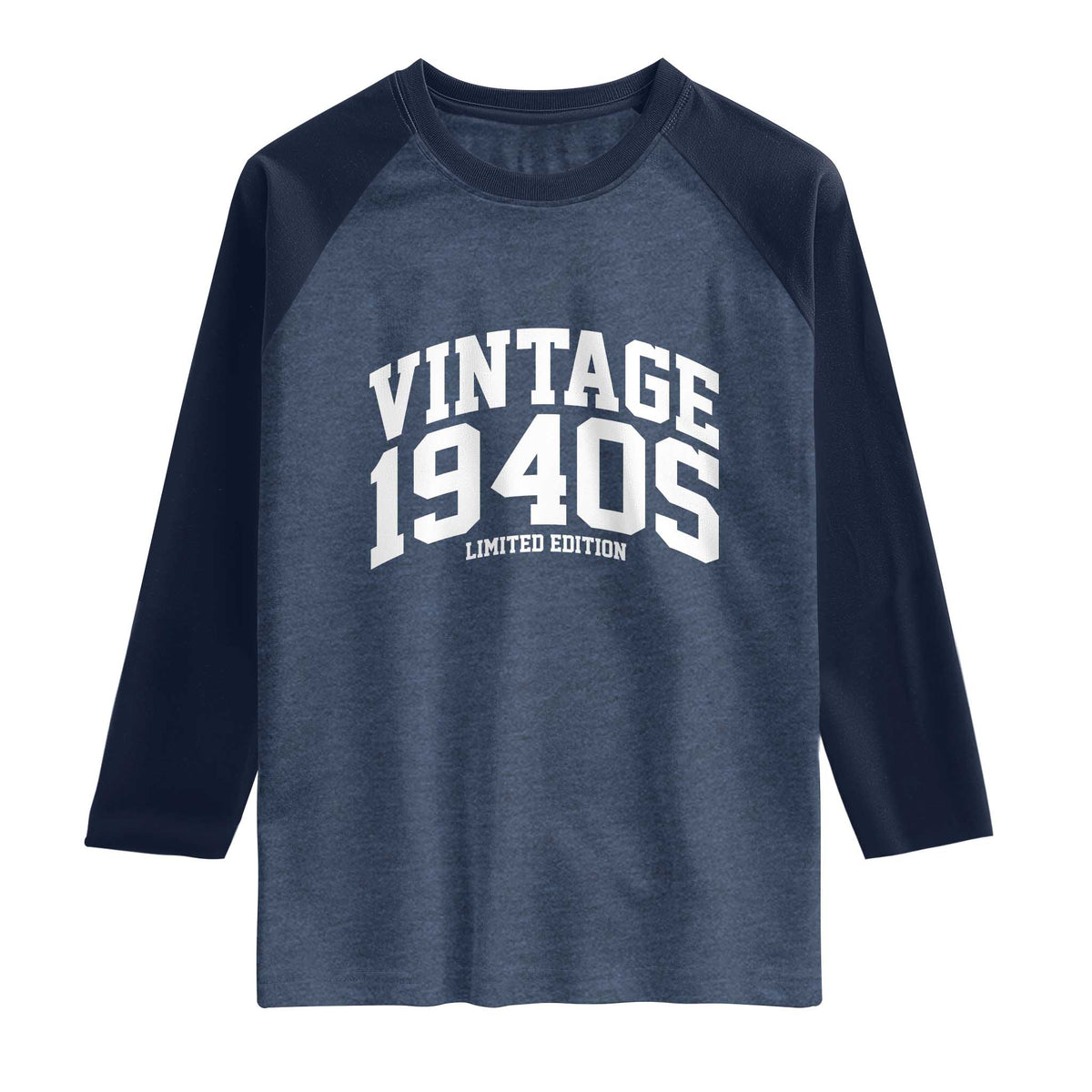 Vintage 1940s Limited Edition Raglan Shirt Vintage Varsity Funny Cool 1940 Theme