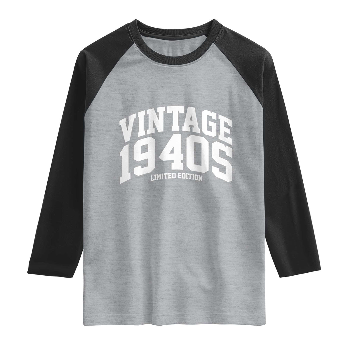 Vintage 1940s Limited Edition Raglan Shirt Vintage Varsity Funny Cool 1940 Theme
