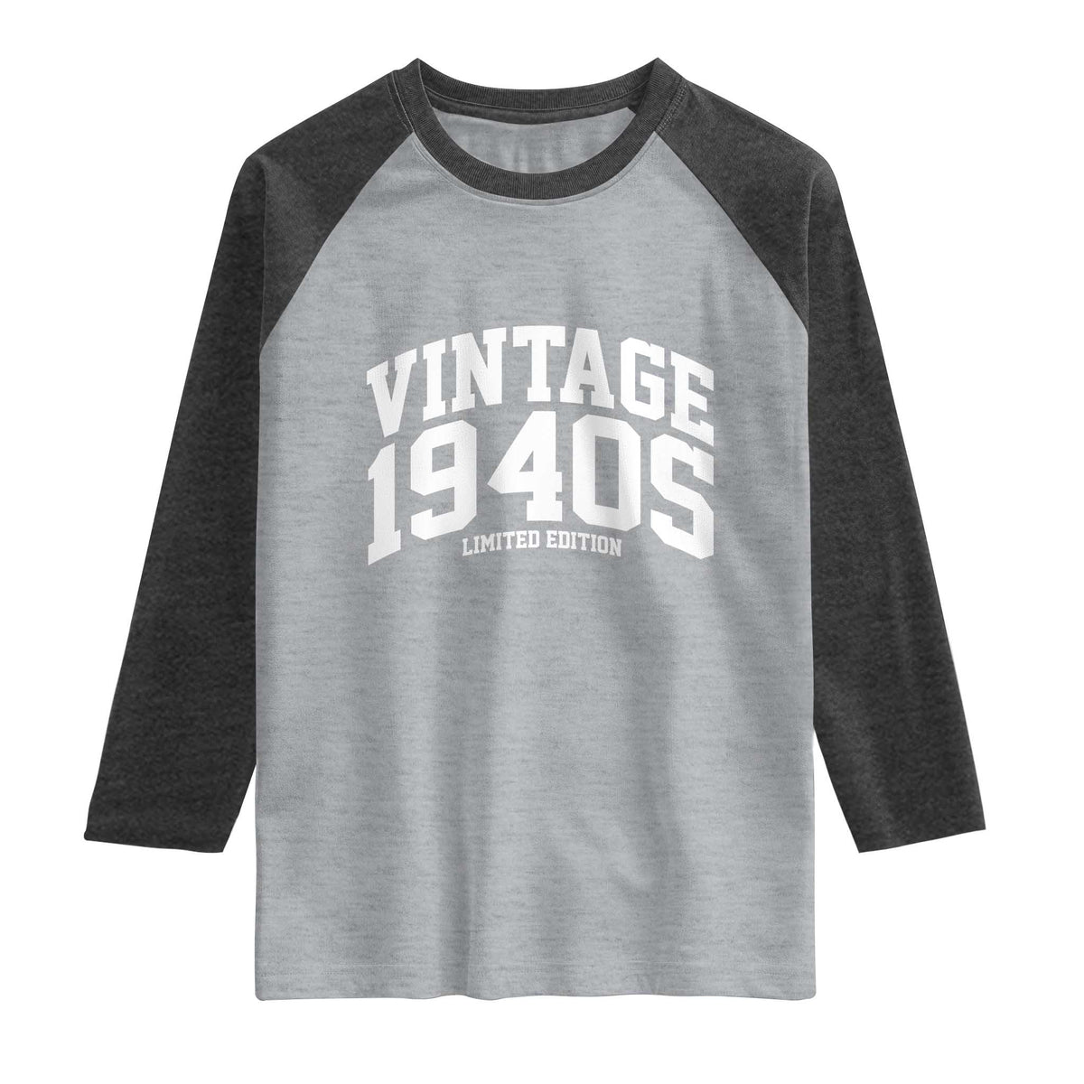 Vintage 1940s Limited Edition Raglan Shirt Vintage Varsity Funny Cool 1940 Theme