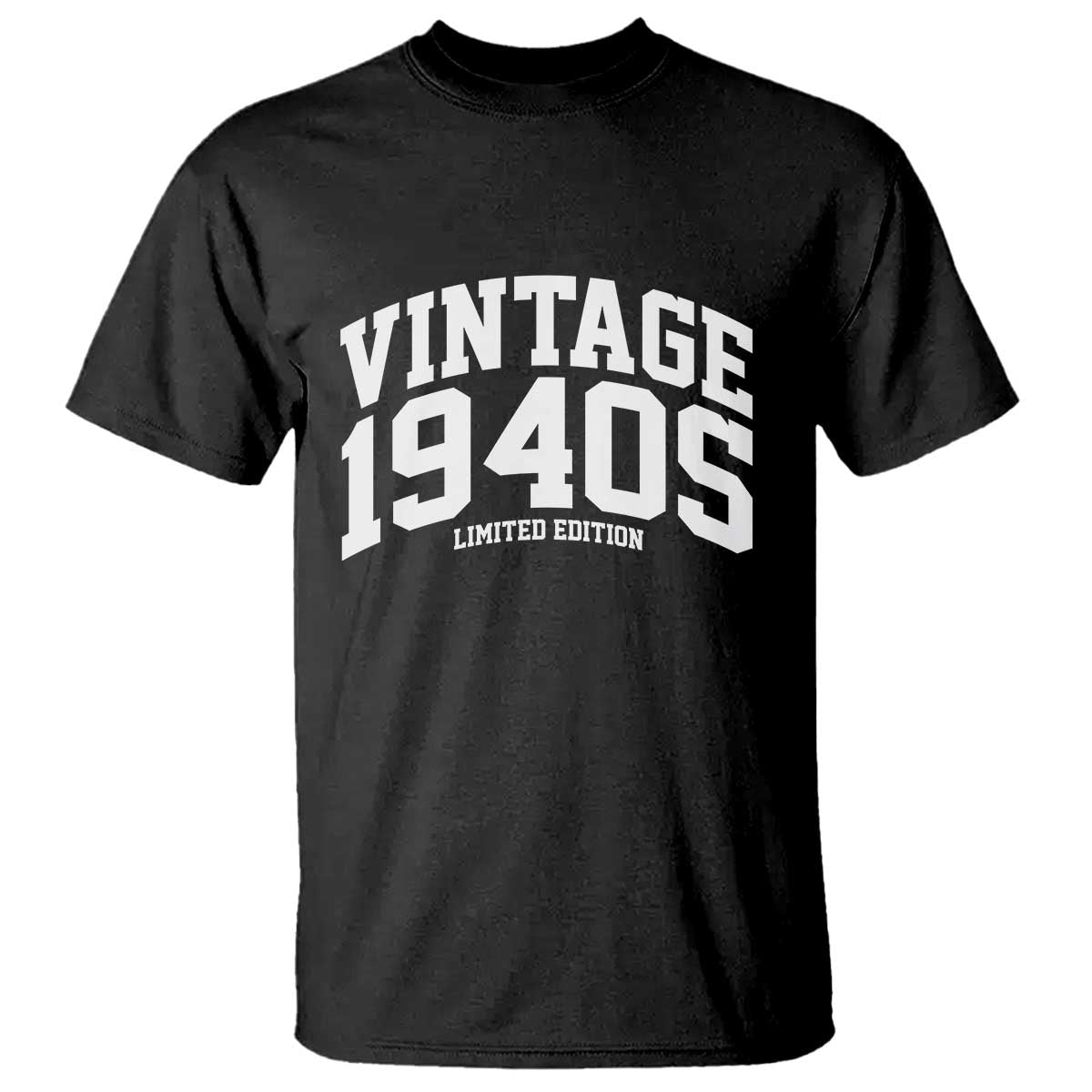 Vintage 1940s Limited Edition T Shirt Vintage Varsity Funny Cool 1940 Theme