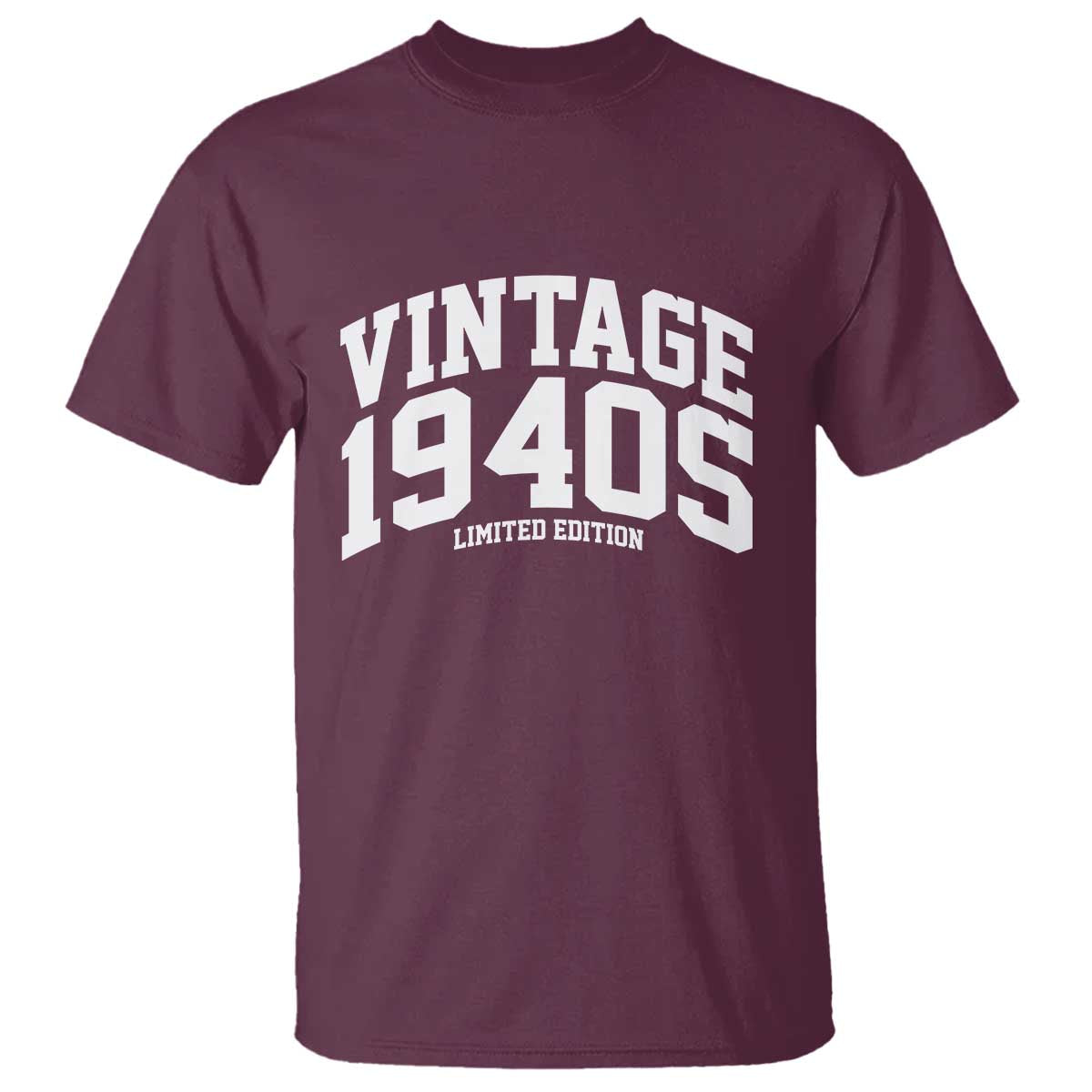 Vintage 1940s Limited Edition T Shirt Vintage Varsity Funny Cool 1940 Theme