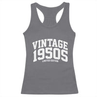 Vintage 1950s Limited Edition Racerback Tank Top Vintage Varsity Funny Cool 1950 Theme