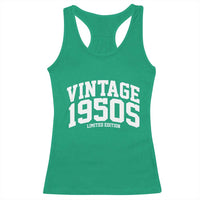 Vintage 1950s Limited Edition Racerback Tank Top Vintage Varsity Funny Cool 1950 Theme