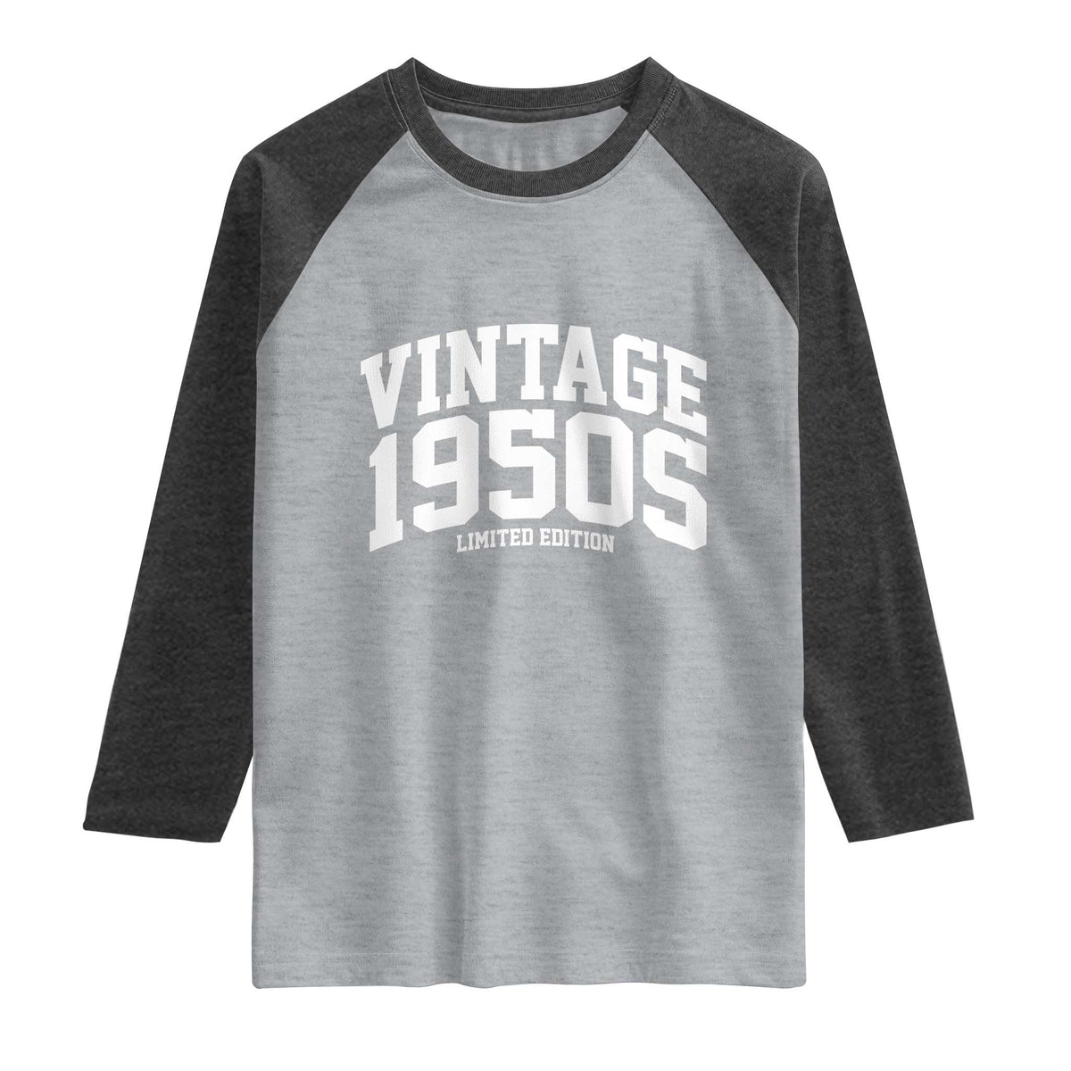 Vintage 1950s Limited Edition Raglan Shirt Vintage Varsity Funny Cool 1950 Theme