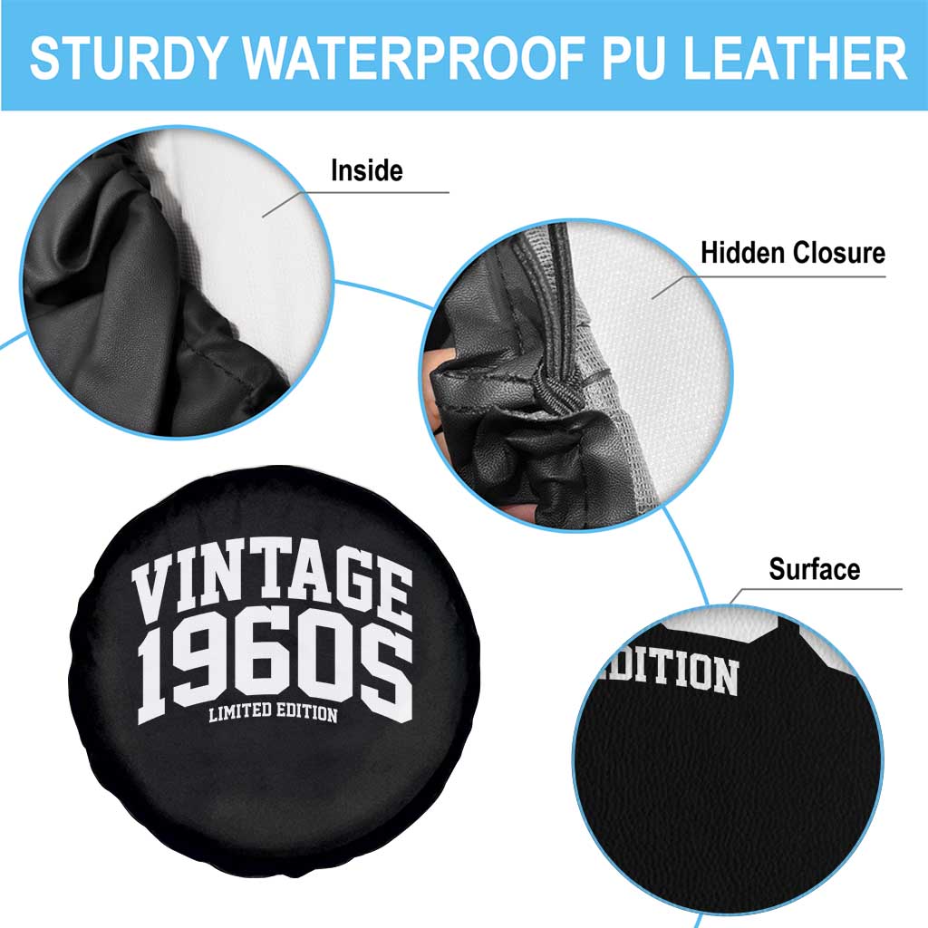 Vintage 1960s Limited Edition Spare Tire Cover Vintage Varsity Funny Cool 1960 Theme