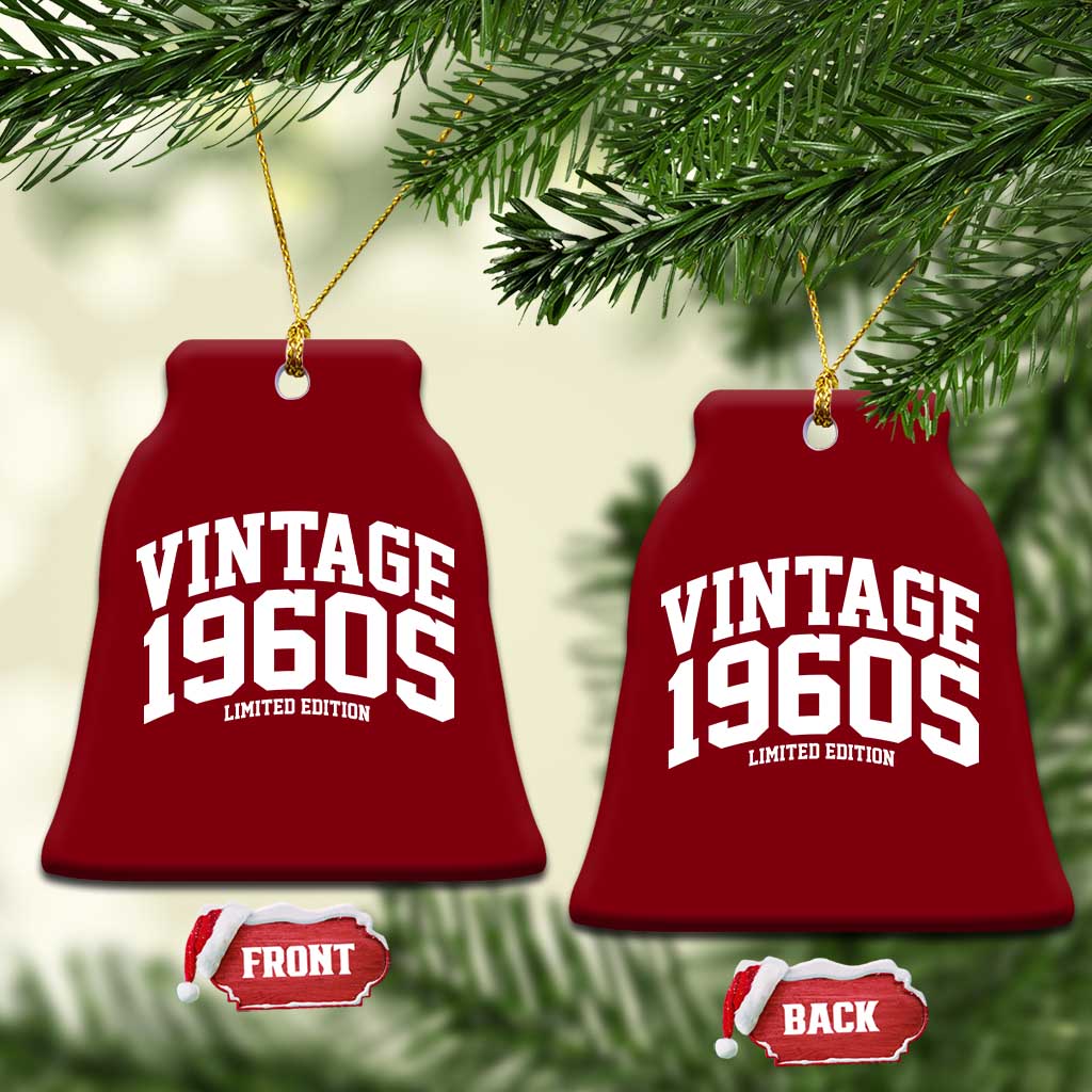Vintage 1960s Limited Edition Ceramic Ornament Vintage Varsity Funny Cool 1960 Theme