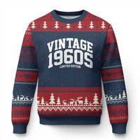 Vintage 1960s Limited Edition Ugly Christmas Sweater Vintage Varsity Funny Cool 1960 Theme