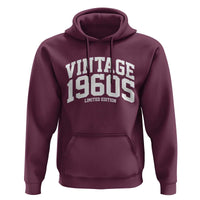Vintage 1960s Limited Edition Hoodie Vintage Varsity Funny Cool 1960 Theme