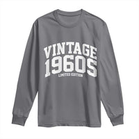 Vintage 1960s Limited Edition Long Sleeve Shirt Vintage Varsity Funny Cool 1960 Theme