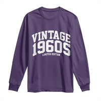Vintage 1960s Limited Edition Long Sleeve Shirt Vintage Varsity Funny Cool 1960 Theme