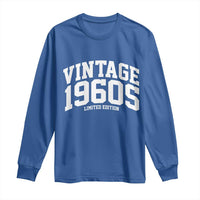 Vintage 1960s Limited Edition Long Sleeve Shirt Vintage Varsity Funny Cool 1960 Theme