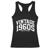 Vintage 1960s Limited Edition Racerback Tank Top Vintage Varsity Funny Cool 1960 Theme